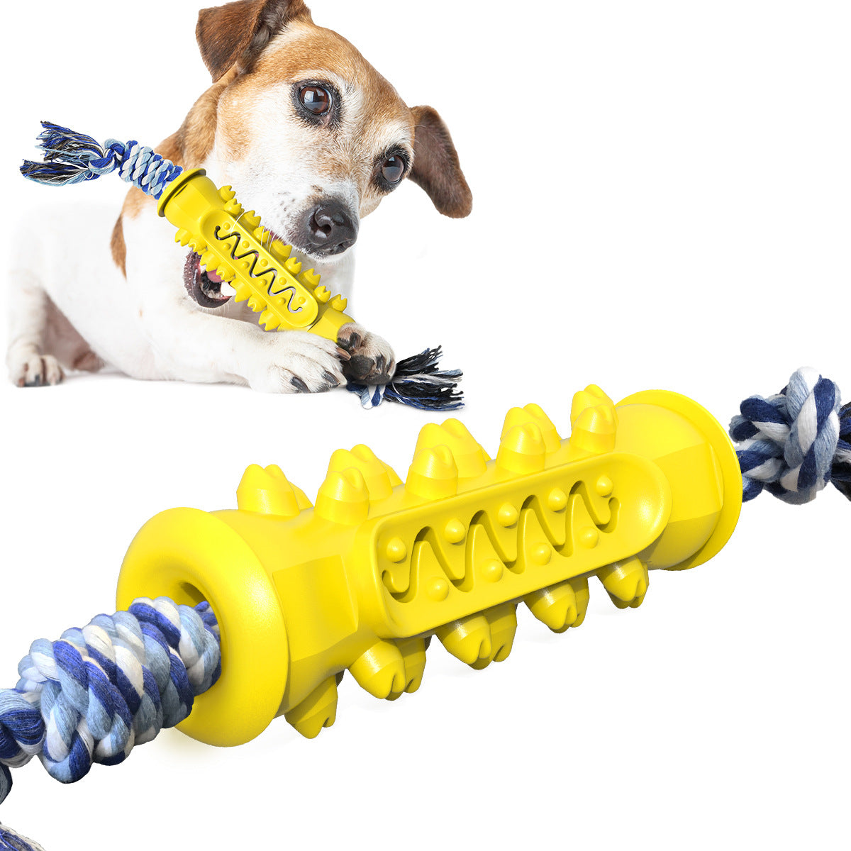 Dog Molar Toothbrush Stick with Rope
