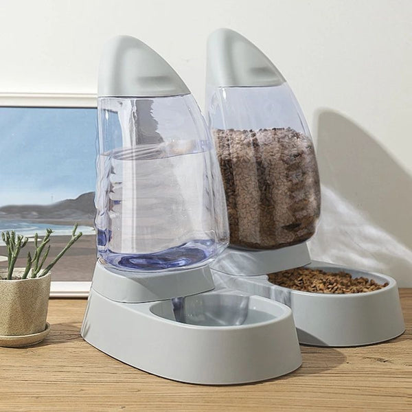 Sailboat-Style Pet Water & Food Bowl
