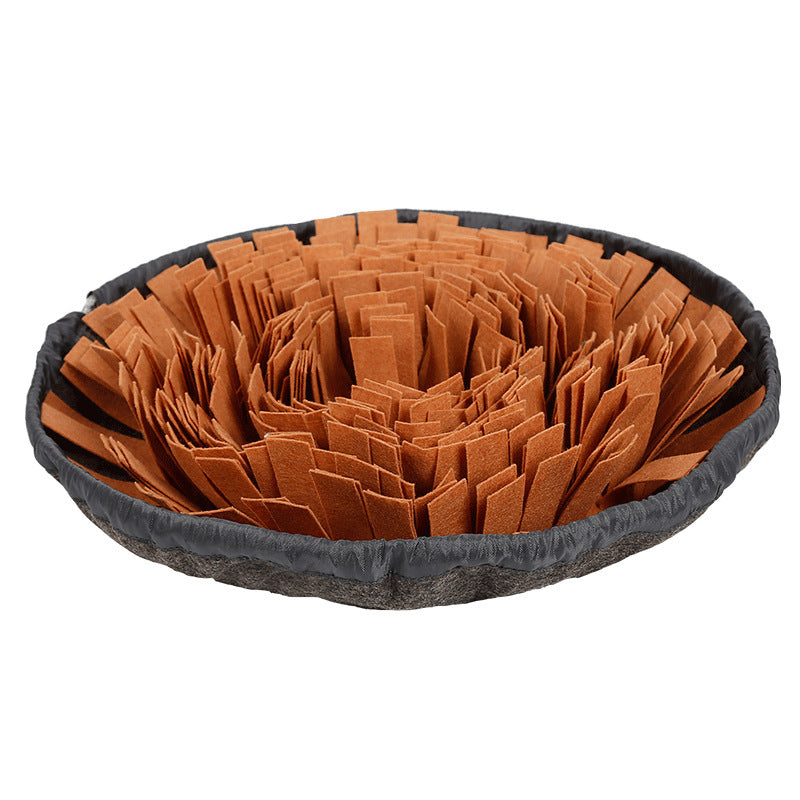 Slow Feeding Sniffing Mat Pet Toy Dog Food Dispensing Multi-Color Stress Relief Training Sniffing Dog Bowl