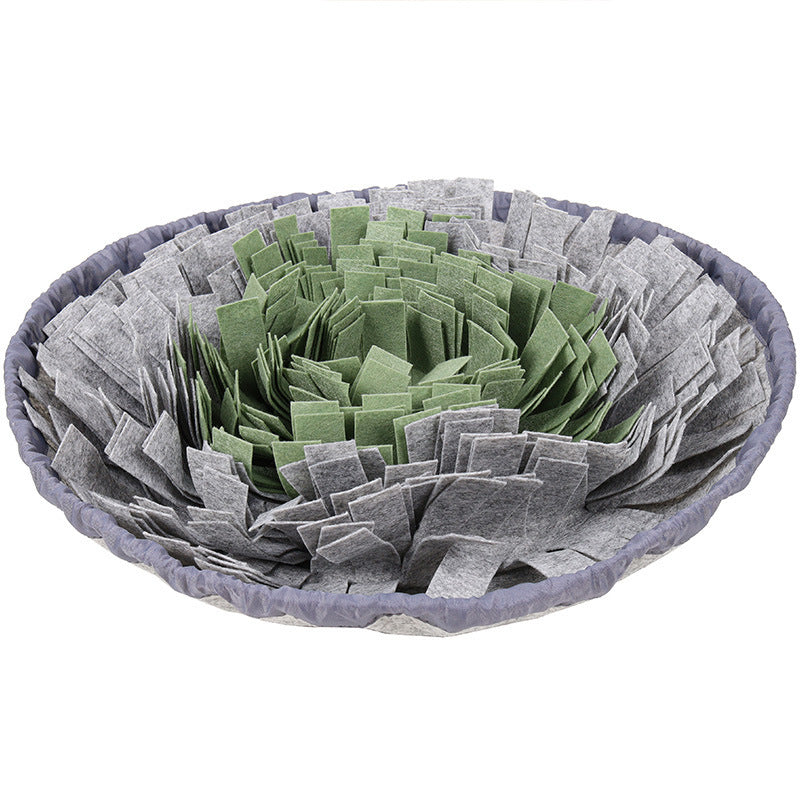 Slow Feeding Sniffing Mat Pet Toy Dog Food Dispensing Multi-Color Stress Relief Training Sniffing Dog Bowl