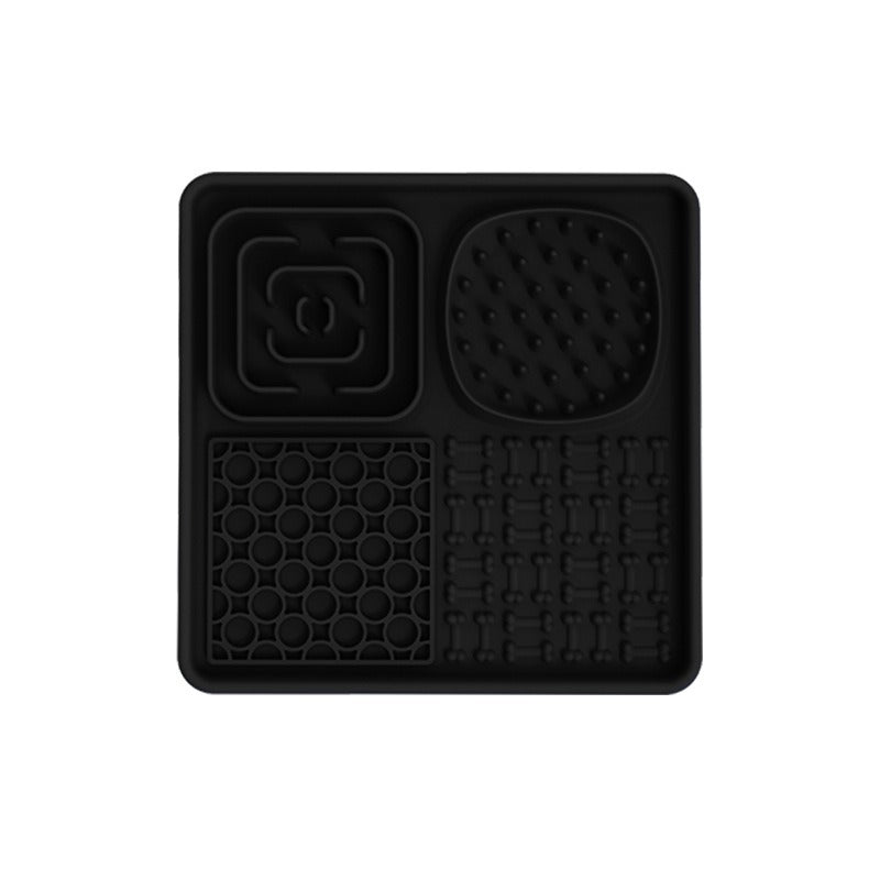 New pet licking pad Pet tableware Dog slow food pad Meal pad Sucker cup slow food pad Dog licking pad