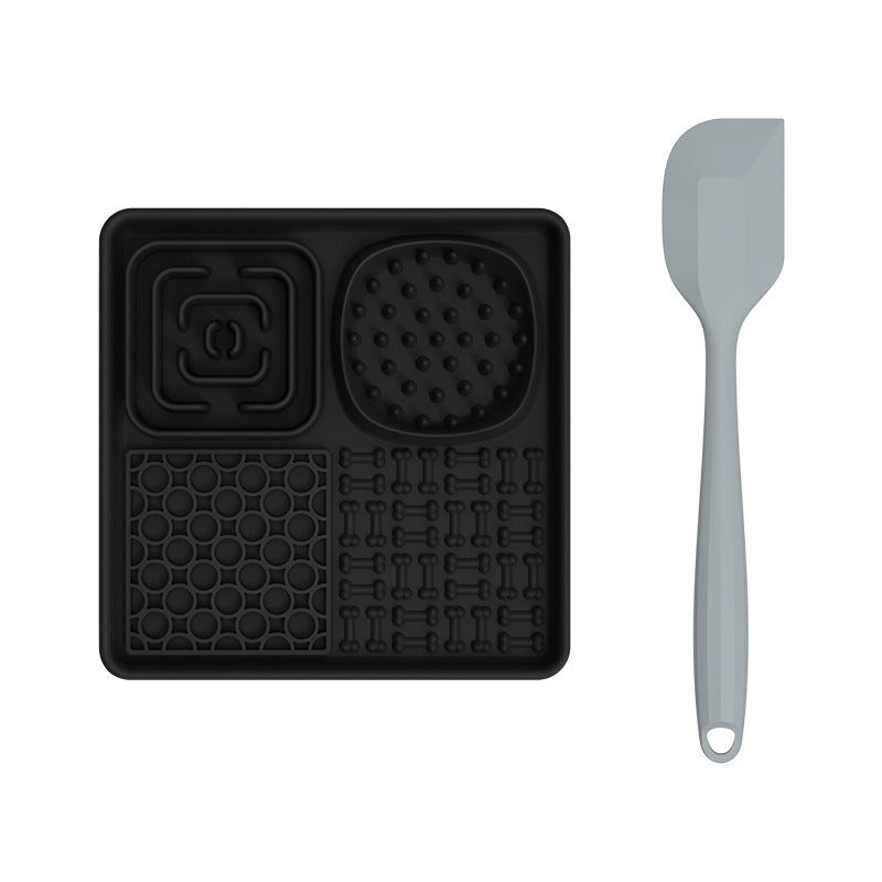 New pet licking pad Pet tableware Dog slow food pad Meal pad Sucker cup slow food pad Dog licking pad