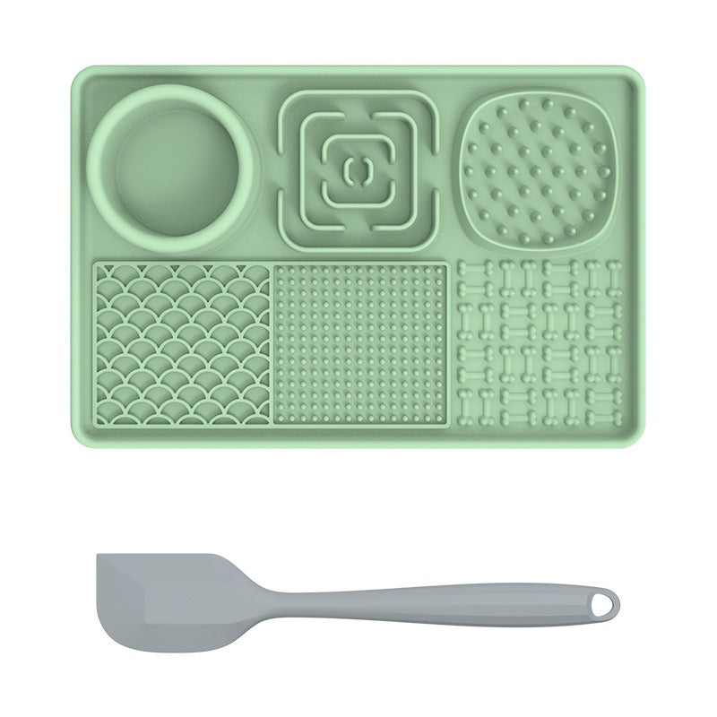 New pet licking pad Pet tableware Dog slow food pad Meal pad Sucker cup slow food pad Dog licking pad