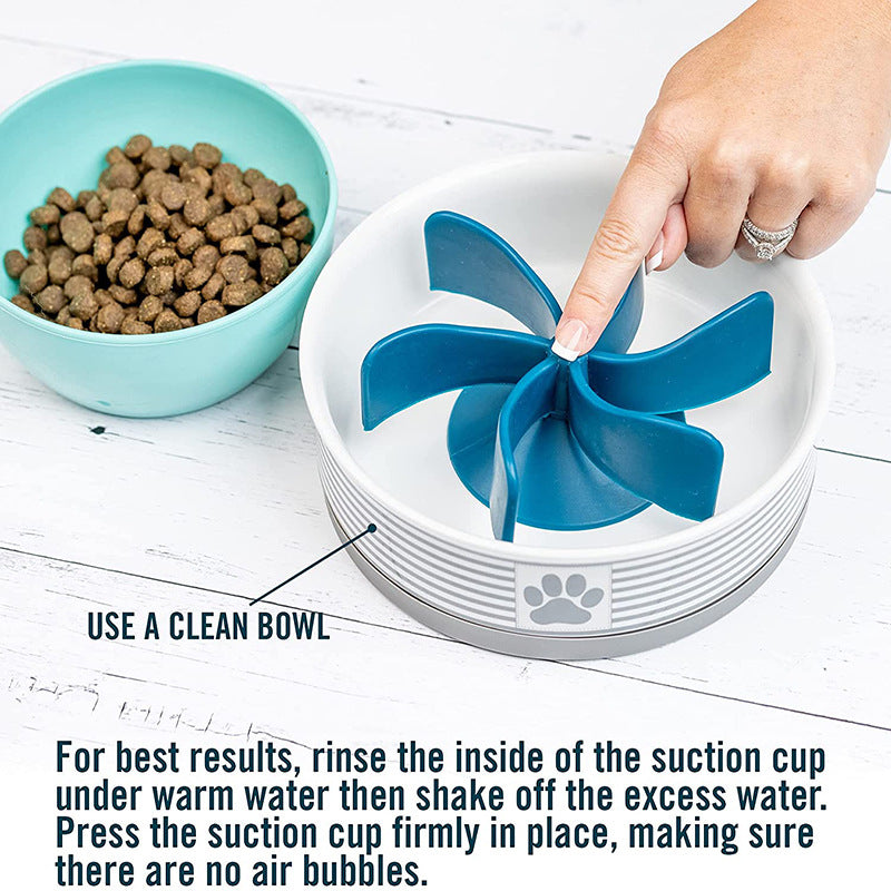 OurPets Pet Feeder Propeller Dogs Slow Down Feeding Speed Protect Intestinal Feeder