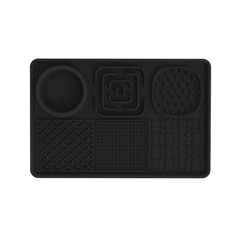 New pet licking pad Pet tableware Dog slow food pad Meal pad Sucker cup slow food pad Dog licking pad