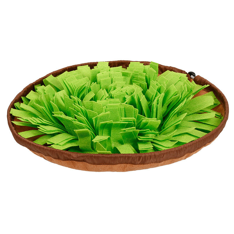 Slow Feeding Sniffing Mat Pet Toy Dog Food Dispensing Multi-Color Stress Relief Training Sniffing Dog Bowl