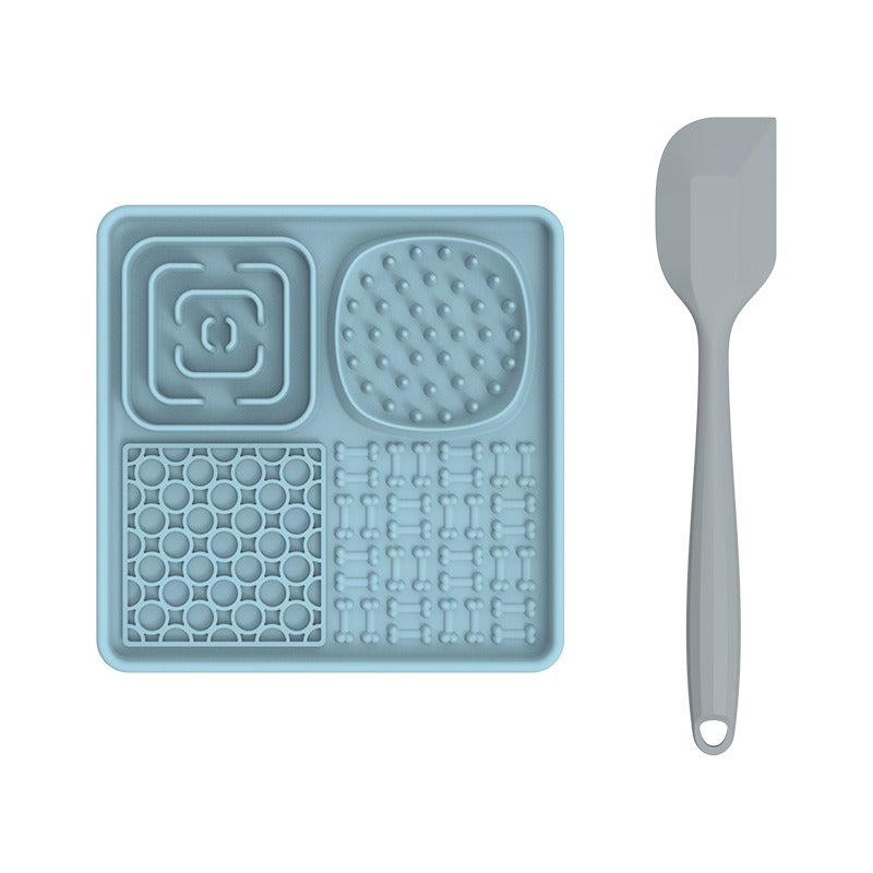 New pet licking pad Pet tableware Dog slow food pad Meal pad Sucker cup slow food pad Dog licking pad