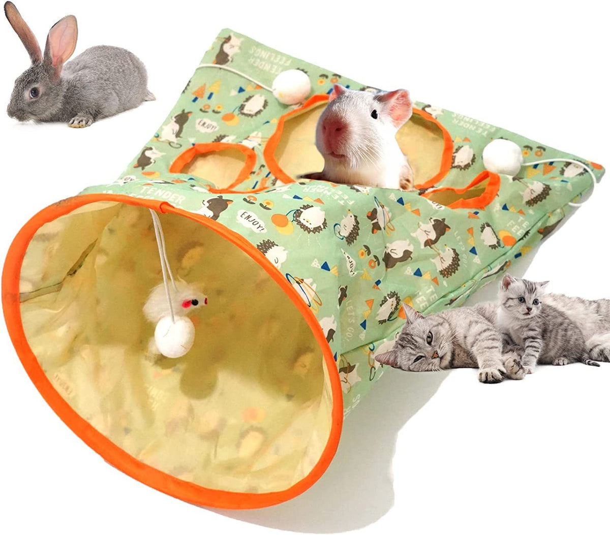 Cat Tunnel Rolling Dragon Toy