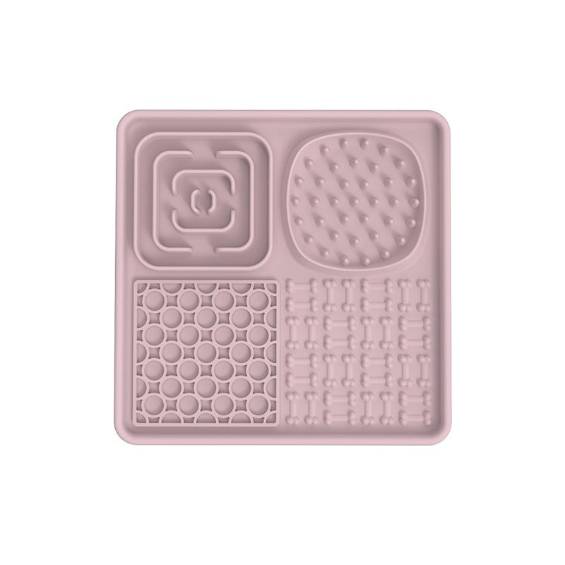 New pet licking pad Pet tableware Dog slow food pad Meal pad Sucker cup slow food pad Dog licking pad