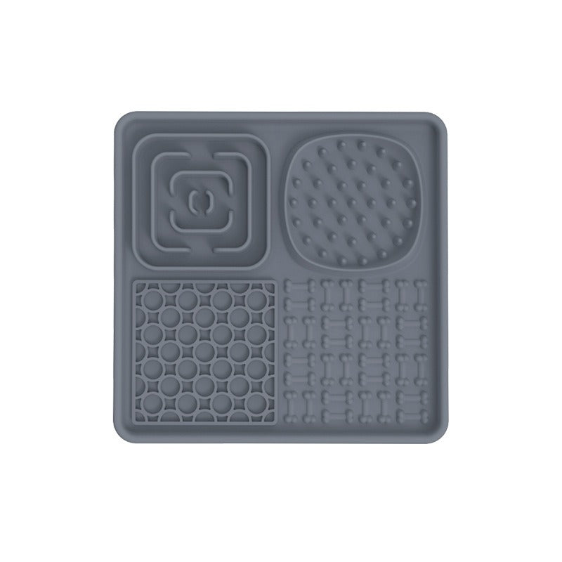 New pet licking pad Pet tableware Dog slow food pad Meal pad Sucker cup slow food pad Dog licking pad