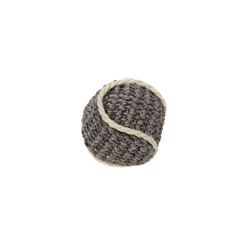 Cat Sisal Knit Ball Toy