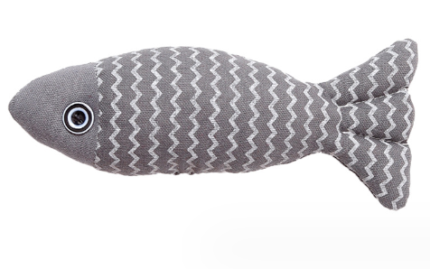 Cat Mint Hemp Fish Toy