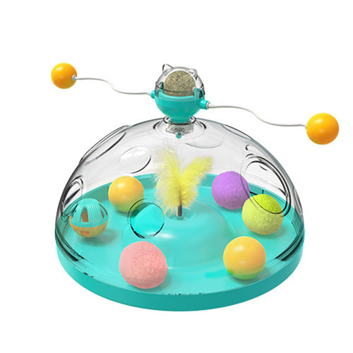 Cat Windmill Mint Treasure Toy