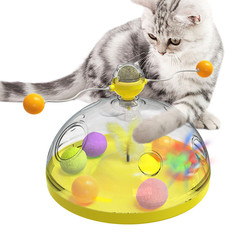 Cat Windmill Mint Treasure Toy