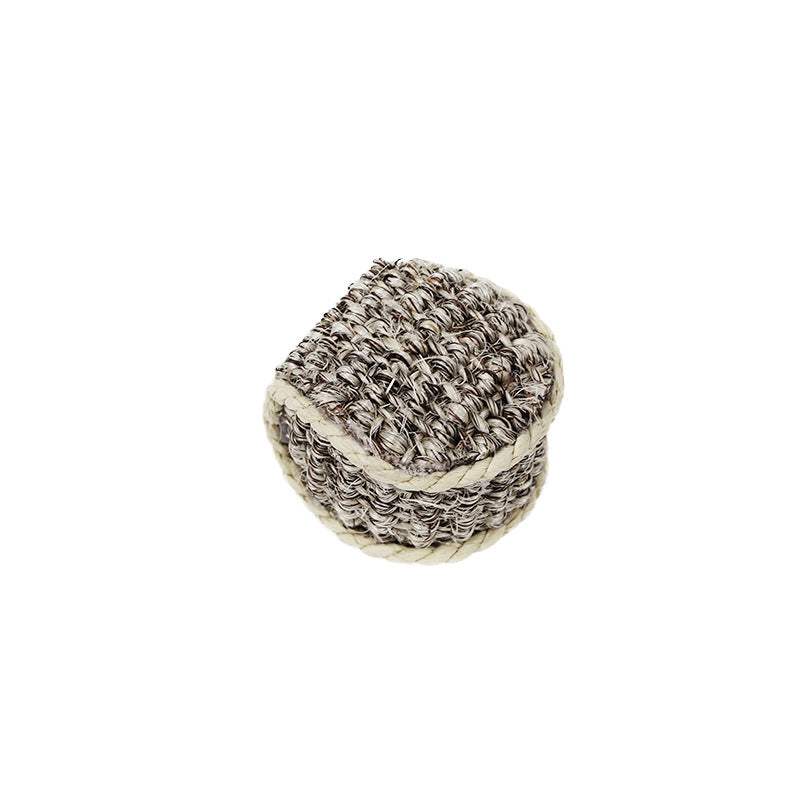 Cat Sisal Knit Ball Toy