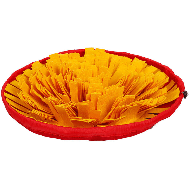 Slow Feeding Sniffing Mat Pet Toy Dog Food Dispensing Multi-Color Stress Relief Training Sniffing Dog Bowl