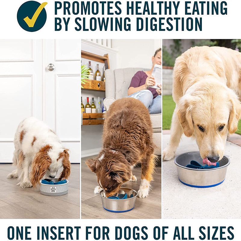OurPets Pet Feeder Propeller Dogs Slow Down Feeding Speed Protect Intestinal Feeder