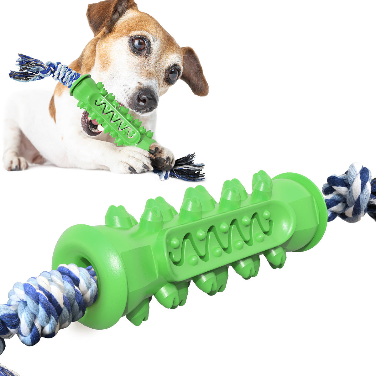 Dog Molar Toothbrush Stick with Rope