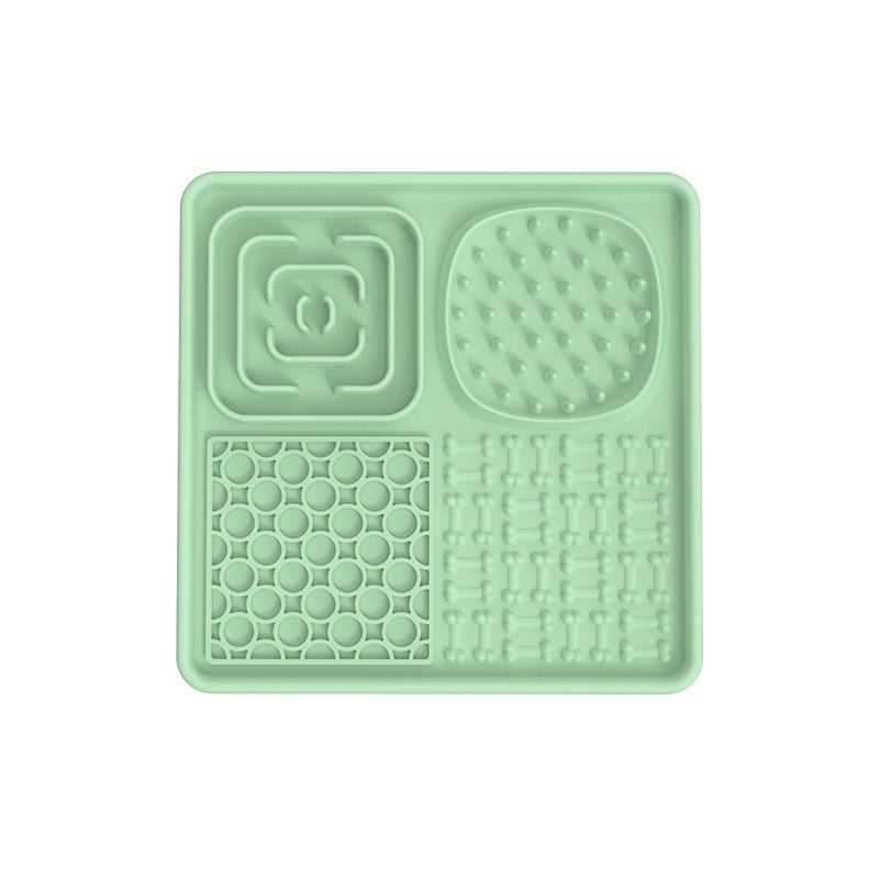 New pet licking pad Pet tableware Dog slow food pad Meal pad Sucker cup slow food pad Dog licking pad