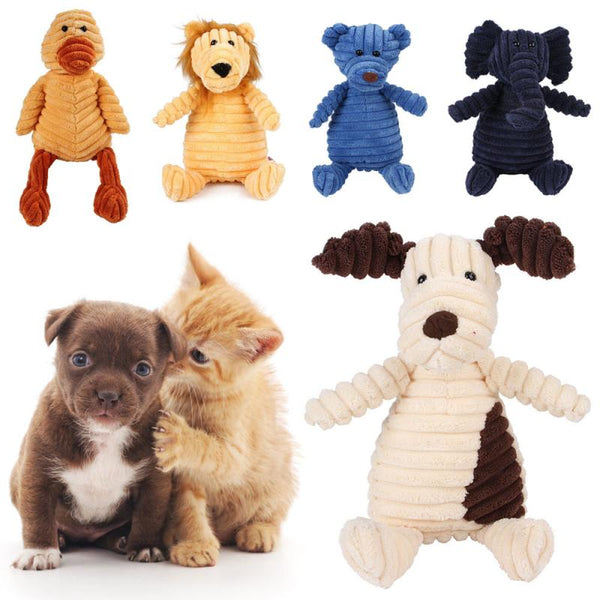 Plush Animal Rope Chew Toy