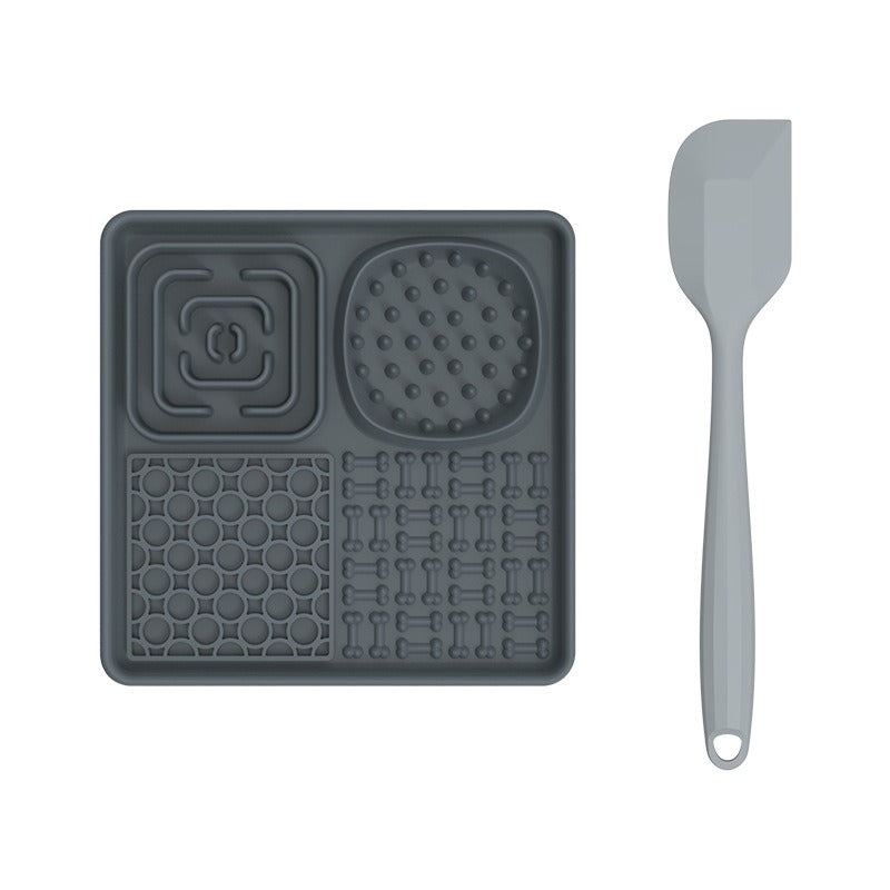 New pet licking pad Pet tableware Dog slow food pad Meal pad Sucker cup slow food pad Dog licking pad