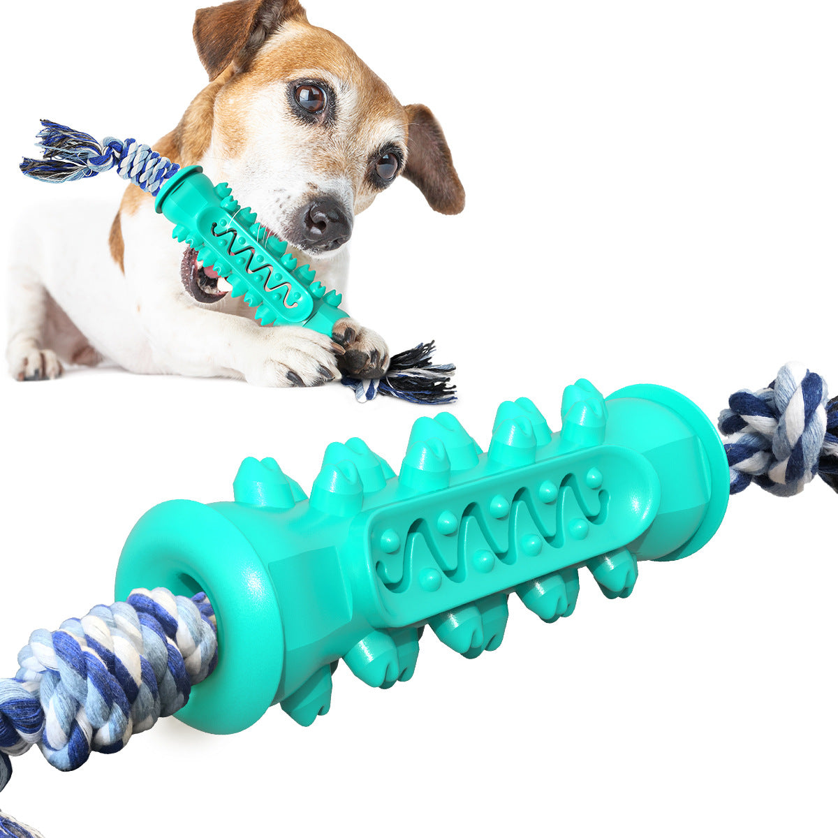 Dog Molar Toothbrush Stick with Rope
