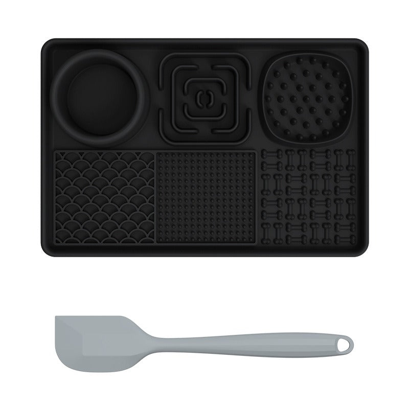 New pet licking pad Pet tableware Dog slow food pad Meal pad Sucker cup slow food pad Dog licking pad