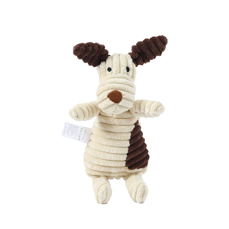 Dog Chew Squeak Toys Rope Interactive Toy Cute Monkey Bear Lion Animal Plush Toy Puppy Chew Molar Toy Wholesale