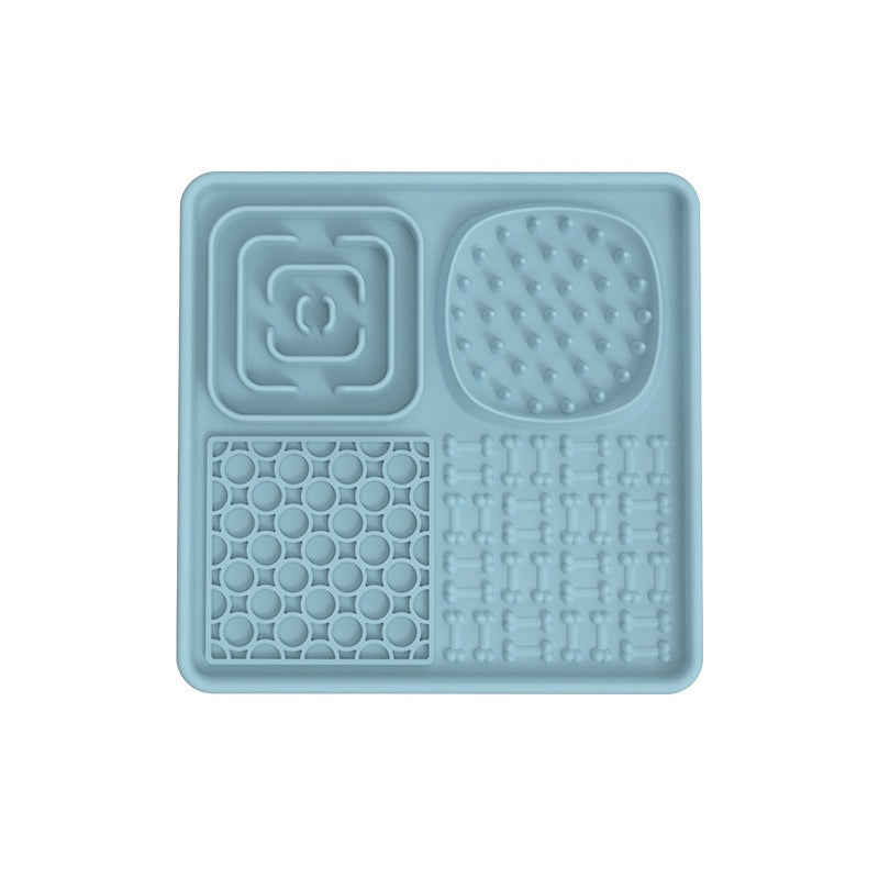 New pet licking pad Pet tableware Dog slow food pad Meal pad Sucker cup slow food pad Dog licking pad